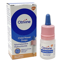 Otrivine Childrens Nasal Drops (Xylometazoline Hydrochloride 0.05%) 10ml