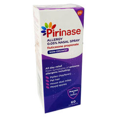 Pirinase Allergy Nasal Spray 60 Sprays (Fluticasone Propionate 0.05%)
