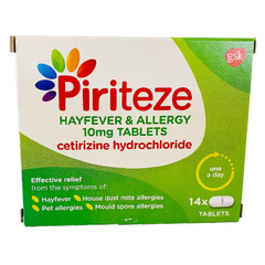 Piriteze Allergy Tablets - 14 Tablets