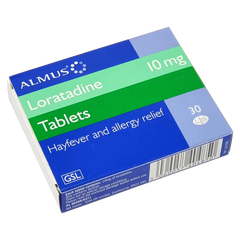 Loratadine 10mg tablets - 30 Tablets